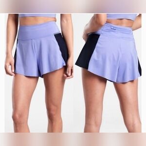 Athleta Cross Train Shorts (or Swim Shorts) in the colorway Victorian Periwinkle
